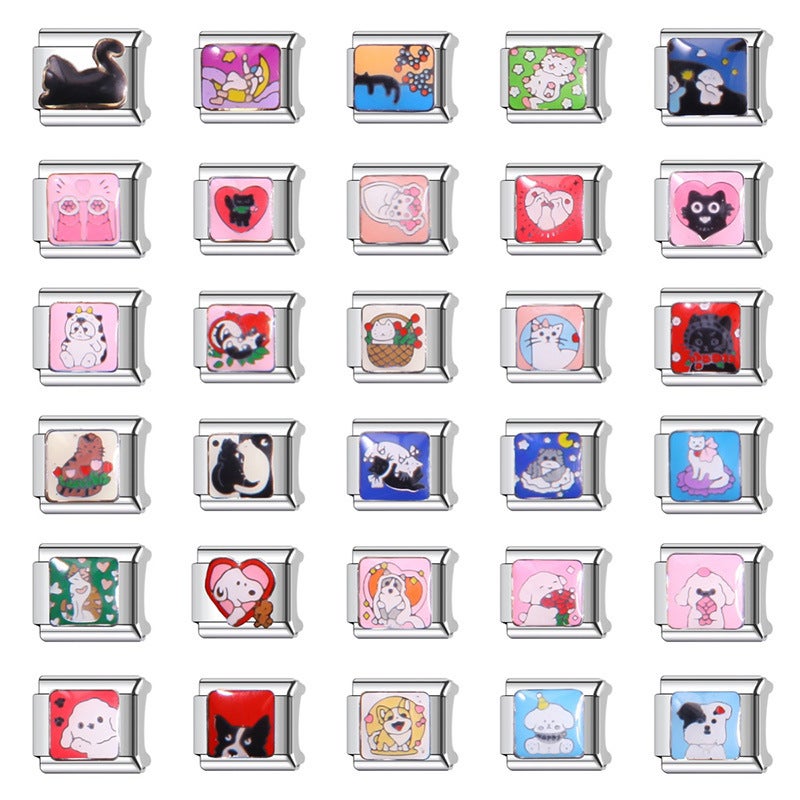 Italian Handmade Module Fresh, Sweet And Cute Little Animal Diy Module Friend Couple Gift Versatile Watch Strap - Image 2